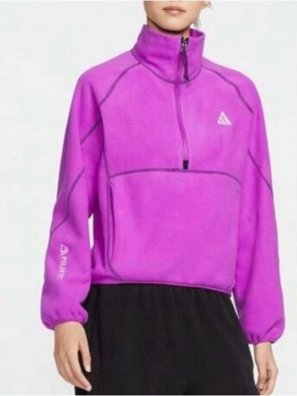Nike ACG Wolf Tree Polartec 1/4 Zip Fleece Jacket Women’s Purple new